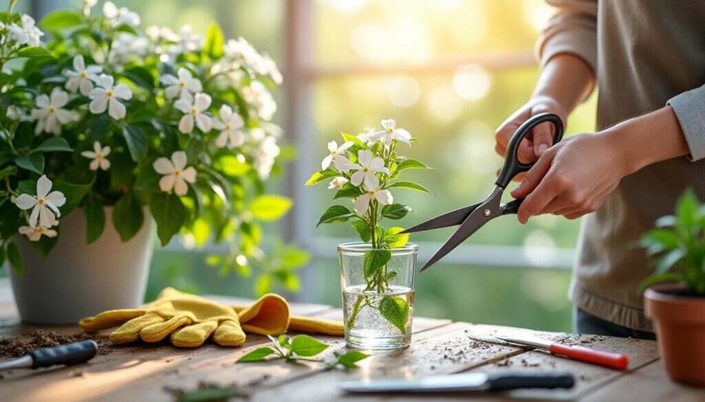 apprenez à multiplier vos plants de jasmin grâce à notre guide détaillé! suivez des étapes simples et faciles pour réaliser vos propres boutures et enrichir votre jardin avec ces magnifiques fleurs parfumées.