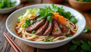 découvrez le bo bun, une savoureuse spécialité vietnamienne alliant vermicelles de riz, légumes frais, viandes variées et herbes aromatiques. plongez dans un mélange de saveurs authentiques et laissez-vous transporter par la richesse de la cuisine vietnamienne à chaque bouchée.