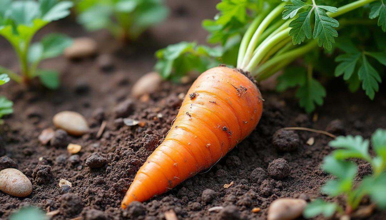 découvrez notre sélection de carottes spécialement cultivées pour les sols secs, offrant des racines sucrées et savoureuses sans nécessiter d'arrosage. idéales pour les jardiniers soucieux de l'eau, elles allient goût et durabilité.