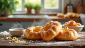 découvrez notre recette simple de gougères, un délice croustillant qui ravira vos papilles. parfaites pour l'apéritif ou en entrée, ces petites bouchées au fromage sont faciles à préparer et irrésistibles à déguster. faites le bonheur de vos convives avec ce classique de la cuisine française !