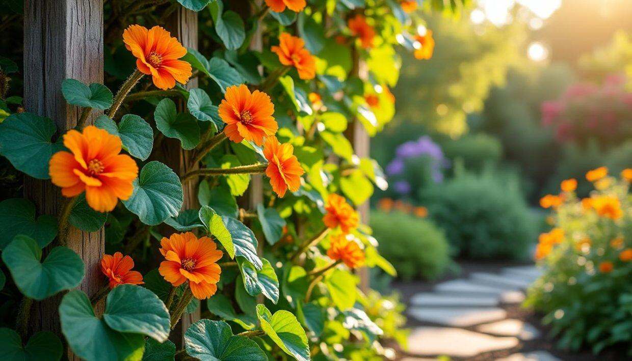 découvrez la capucine grimpante, une fleur comestible et décorative qui apporte une touche de couleur à votre jardin jusqu'aux premières gelées. apprenez à l'intégrer dans vos espaces extérieurs et à savourer ses saveurs délicates.