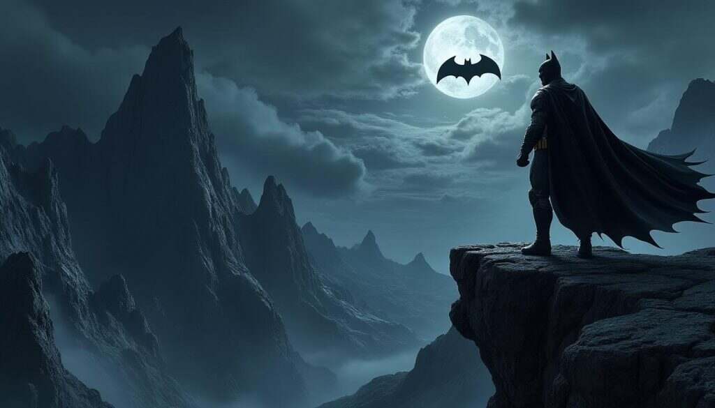 découvrez 'le batman', une exploration captivante qui fusionne les sommets de la bravoure et les abysses des ténèbres du chevalier noir. plongez dans l'univers sombre et complexe de gotham, où héroïsme et vulnérabilité se rencontrent pour offrir une nouvelle perspective sur l'icône de la justice.