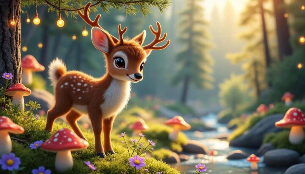 plongez dans l'univers enchanteur de 'mon petit renne', une aventure féerique qui émerveillera petits et grands. suivez les aventures d'un adorable renne et découvrez la magie de l'amitié, de la découverte et des rêves dans un monde magique rempli de surprises.