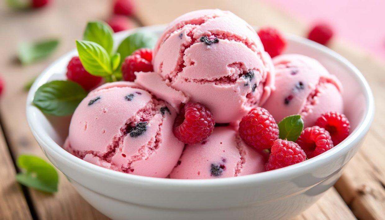 découvrez comment préparer une exquise crème glacée maison à la framboise et au basilic. cette recette originale apportera une touche surprenante et fraîche à vos desserts, parfaits pour épater vos convives lors de vos repas estivaux.