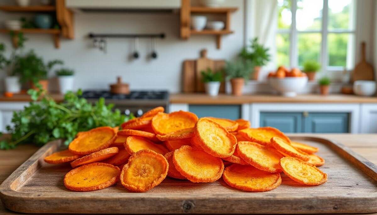découvrez comment transformer vos épluchures de carottes en savoureuses chips croustillantes au four. une recette saine et facile à réaliser, sans ajout d'huile, qui ravira vos papilles tout en réduisant le gaspillage alimentaire.
