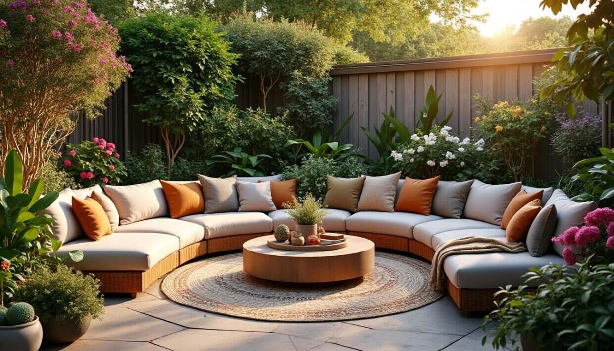 découvrez comment créer un salon de jardin tendance et accueillant en adoptant une disposition en cercle. transformez votre espace extérieur en une véritable oasis de détente, sans débourser un centime. suivez nos astuces pratiques pour optimiser votre salon de jardin et profiter pleinement de votre environnement.