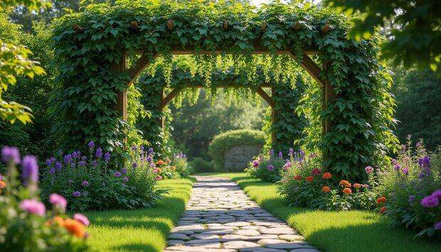 découvrez une plante grimpante insoupçonnée qui transformera vos allées en un véritable havre de fraîcheur. apportez une touche de verdure et de charme à votre espace extérieur tout en profitant de l'ombre et de la beauté qu'elle offre. idéale pour embellir vos entrées et créer une atmosphère apaisante.