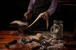 Process of preparing fresh pasta dough