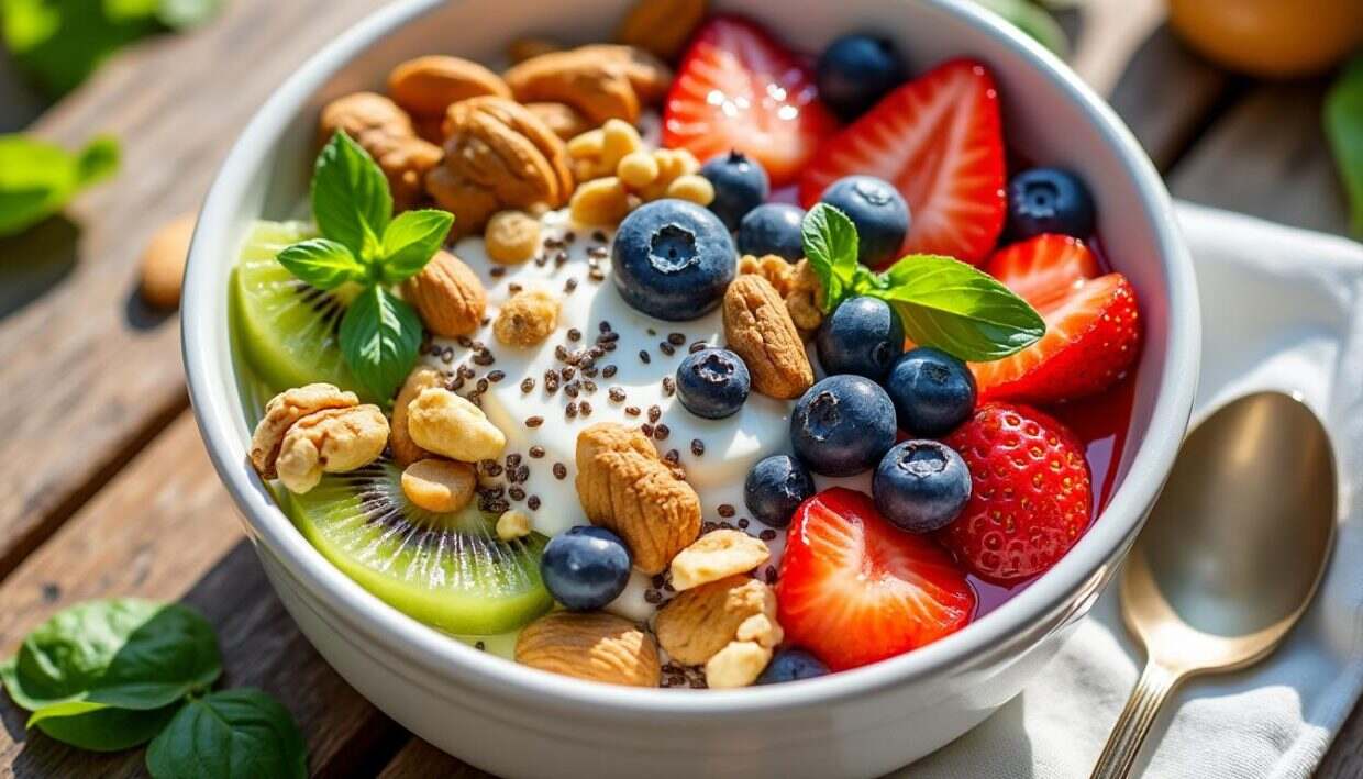 découvrez une recette simple et délicieuse de petit-déjeuner d'été qui vous aide à perdre du poids tout en combattant les fringales de 11h. offrez à votre corps une alimentation saine et équilibrée dès le matin.