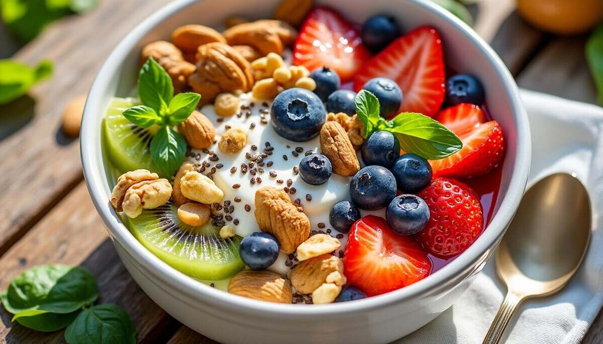 découvrez une recette simple et délicieuse de petit-déjeuner d'été qui vous aide à perdre du poids tout en combattant les fringales de 11h. offrez à votre corps une alimentation saine et équilibrée dès le matin.