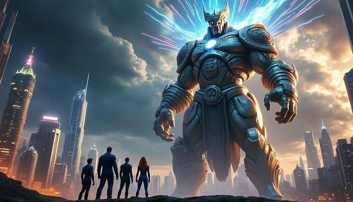 explorez la première image du puissant galactus, le redoutable antagoniste qui s'apprête à transformer l'univers marvel dans le prochain film les 4 fantastiques. ne manquez pas cette révélation qui promet de marquer un tournant décisif pour vos héros préférés!