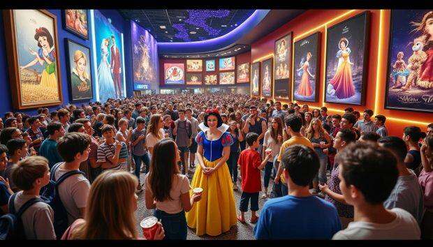 découvrez les coulisses de la réédition controversée de blanche-neige par disney. plongez dans la mise en scène chaotique qui suscite débats et passion, alors que ce classique revient sur grand écran avec une nouvelle vision.