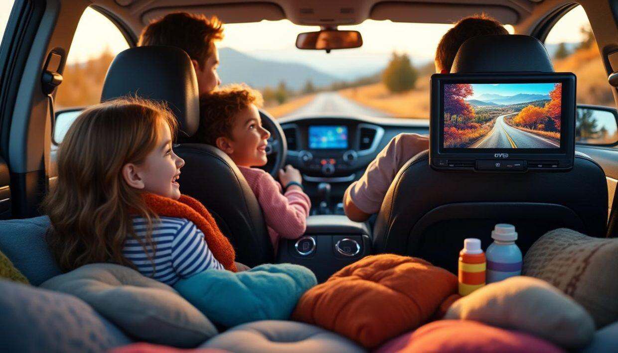 découvrez les avantages d'un lecteur dvd portable pour divertir petits et grands lors de vos voyages en voiture. l'accessoire parfait pour des trajets agréables et sans ennui.