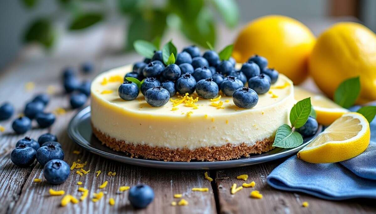 découvrez notre délicieuse recette de cheesecake estival sans cuisson aux myrtilles et au zeste de citron. parfait pour vous rafraîchir lors des chaudes journées d'été, ce dessert simple et savoureux ravira vos papilles avec ses saveurs fruitées et acidulées.