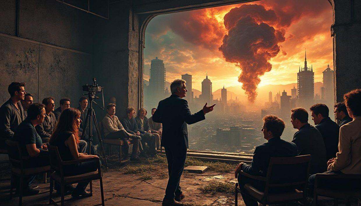 dans ce documentaire captivant, le réalisateur revient sur les événements marquants de l'apocalypse, révélant comment ces bouleversements majeurs redéfinissent notre compréhension du monde. une exploration approfondie des conséquences et des transformations qui en découlent, offrant une nouvelle perspective sur notre futur.