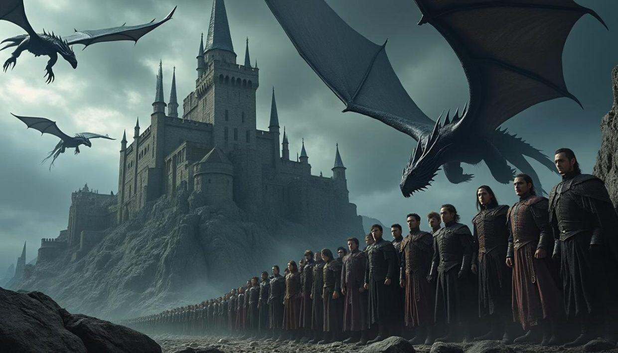 découvrez tous les épisodes captivants de la saison 2 de house of the dragon. plongez dans l'univers épique de westeros, où intrigues, batailles et drames familiaux se mêlent à la quête du trône. ne ratez pas les rebondissements et les révélations qui vous tiendront en haleine !