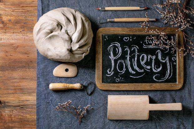 Set for pottery hobby