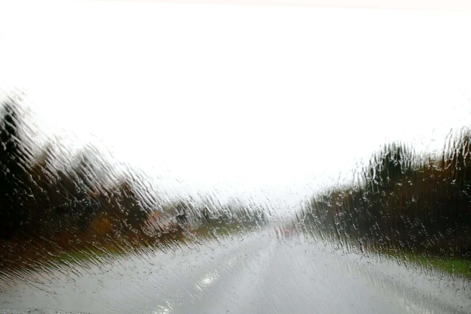 Distance de sécurité : les règles essentielles pour une conduite responsable a blurry picture of a road with trees on the side of it