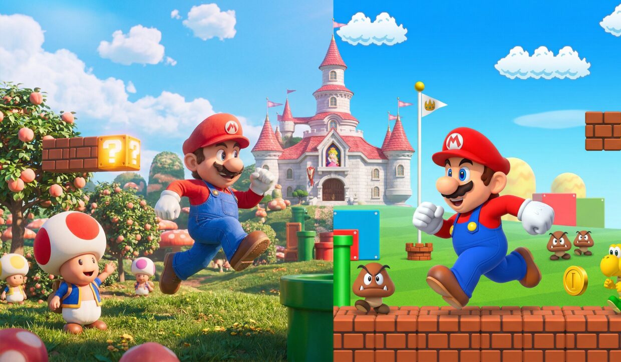 Super Mario Bros, le film face aux jeux Nintendo : les vraies différences que les fans ont repérées mario bros