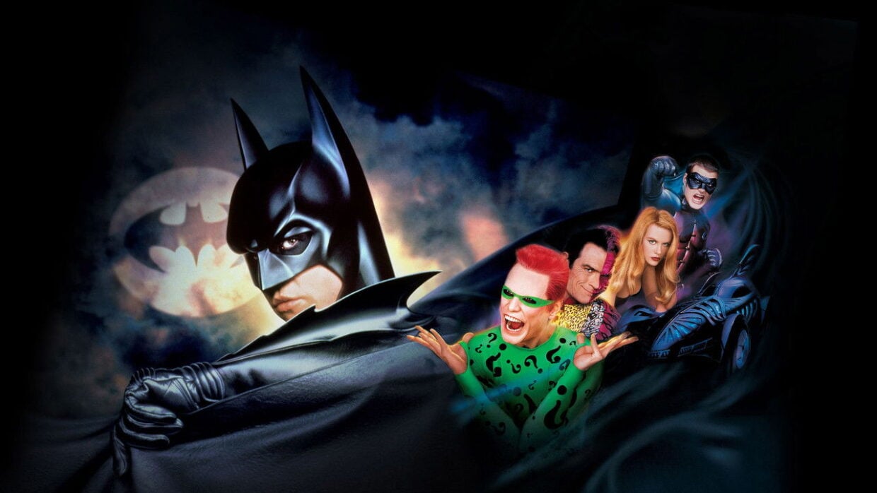 Dans Batman Forever, Drew Barrymore et Debi Mazar ont failli s’appeler Leather et Lace