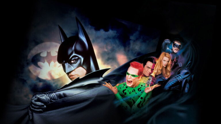 Dans Batman Forever, Drew Barrymore et Debi Mazar ont failli s’appeler Leather et Lace