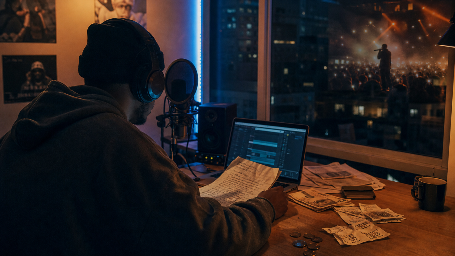 Rappeur, un métier qui paye ? Oui, mais pas comme dans les clips RAPPEUR