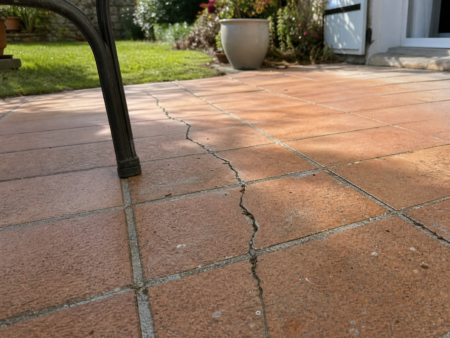 Carrelage de terrasse qui se fissure : pourquoi il pète et comment lui éviter la crise existentielle carrelage fissure