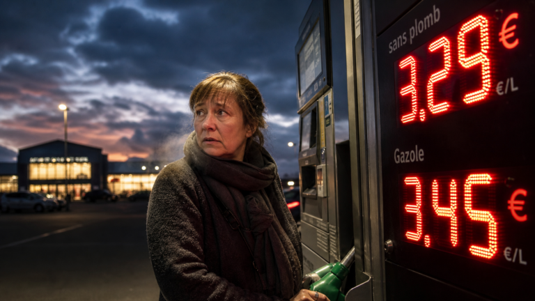 femme avec prix a la pompe