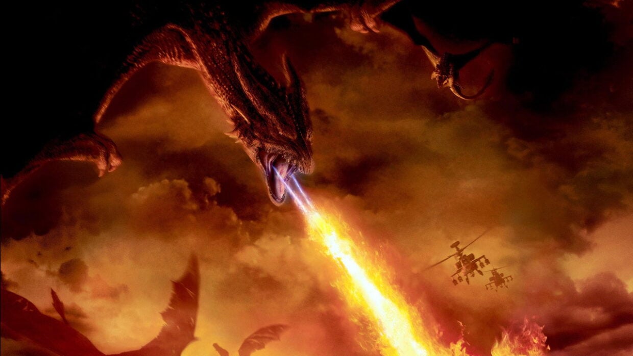 Christian Bale dans Reign of Fire : le film aux dragons qui a menti à son public