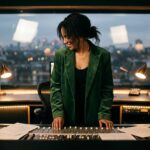 Illustration éditoriale — Jhené Aiko décroche son premier numéro un au Billboard 200