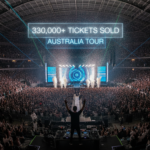 Illustration éditoriale — Calvin Harris dépasse 330 000 billets vendus en Australie