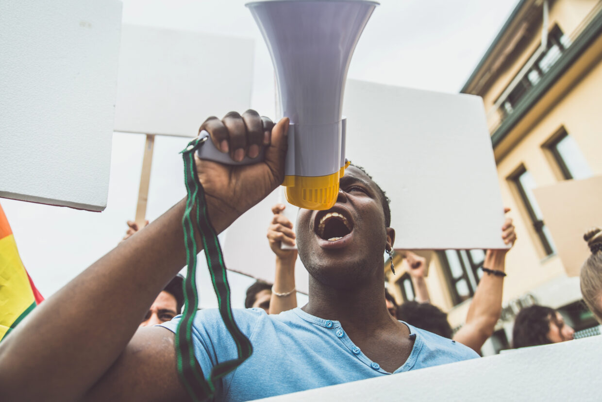 protester