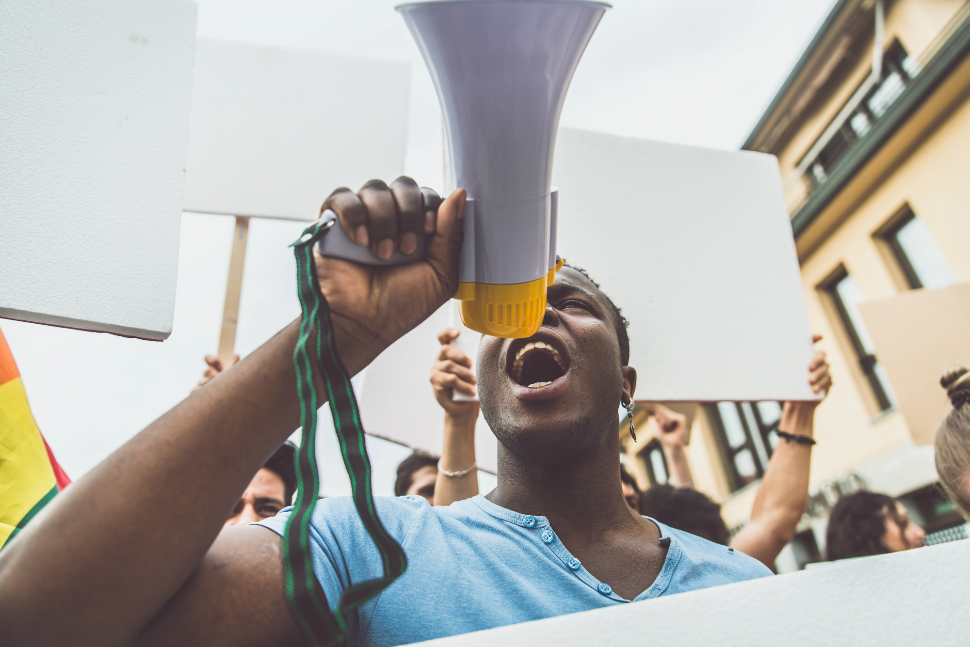 protester