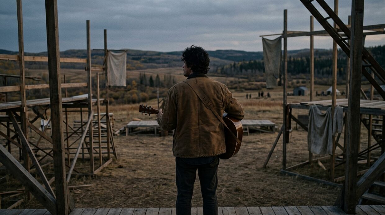 Illustration éditoriale — Hunger Games : Noah Kahan dévoile Draw You Out