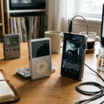 Illustration éditoriale — Les baladeurs MP3 reviennent, mais l’iPod reste sans héritier